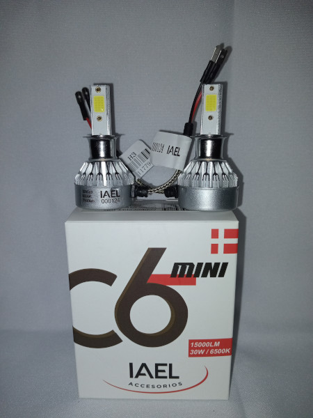 Jgo. Lampara Cree C6 Mini Led H3 (Uso destinado a Vehiculos fuera de ruta, no aptos para circular en la via publica)