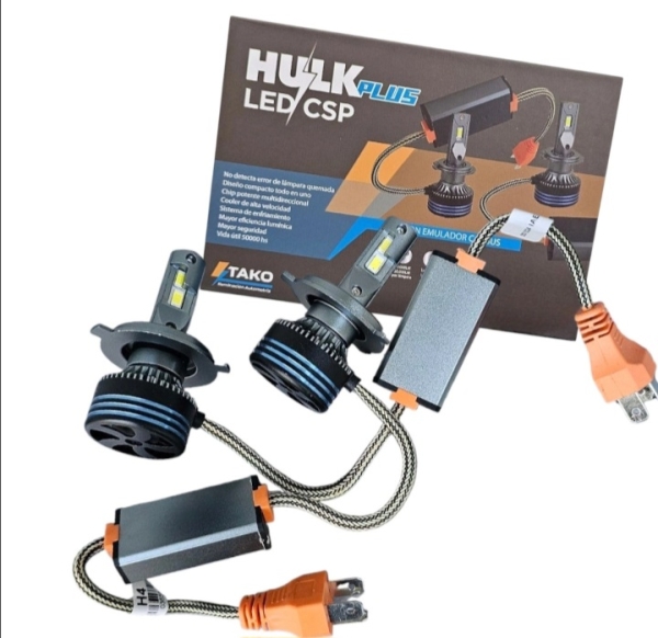 JGO. LAMPARA CREE HULK +PLUS E5 H4 9003 HB2 CSP CANBUS (Uso destinado a Vehículos fuera de ruta, no aptos para circular en la vía publica)