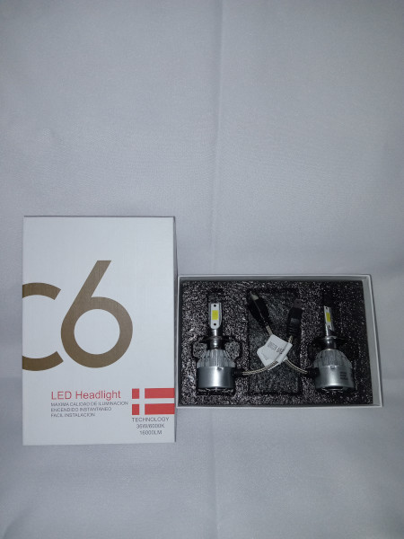 Jgo. Lampara Cree C6 Led H7 (Uso destinado a Vehiculos fuera de ruta, no aptos para circular en la via publica)