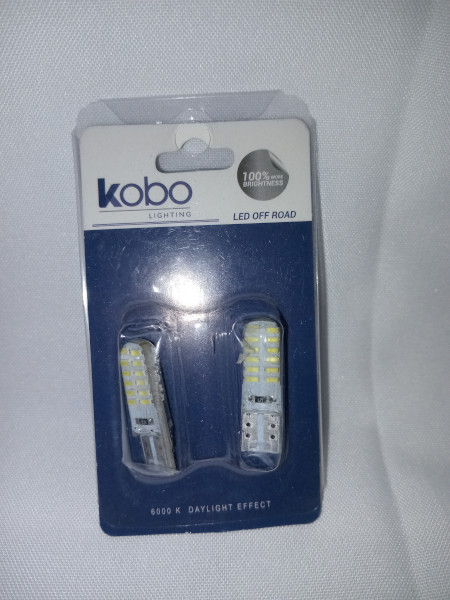 Lampara T10 5w Led Silicona Posicion Patente X 2